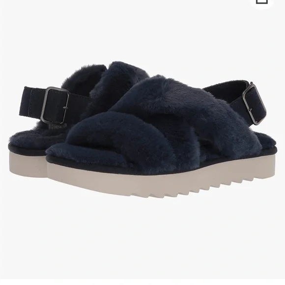 Koolaburra by UGG Women's Fuzz-ee Flat Sandal - Picture 6 of 6